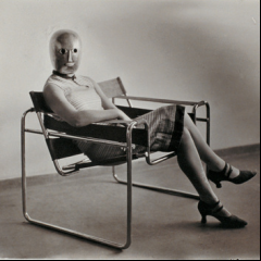 Erich Consemöller, Untitled (Woman [Lis Beyer or Ise Gropius] in B3 club chair by Marcel Breuer), c. 1926